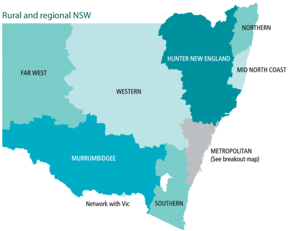NSW epoxy flooring service area map