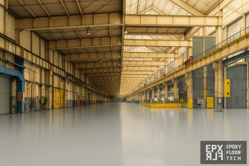 industrial epoxy floor system in Sydney warehouse